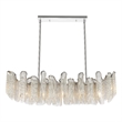 CWI Lighting Daisy 7 Light Transitional Metal Down Chandelier in Chrome