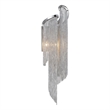 CWI Lighting Daisy 2 Light Metal Indoor Wall Sconce in Chrome