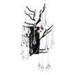 CWI Lighting Anita 3 Light Glass Indoor Wall Sconce in Black