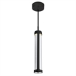 CWI Lighting Neva 1 Light LED Integrated Metal Chandelier in Black