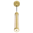 CWI Lighting Neva 1 Light LED Integrated Metal Chandelier in Satin Gold