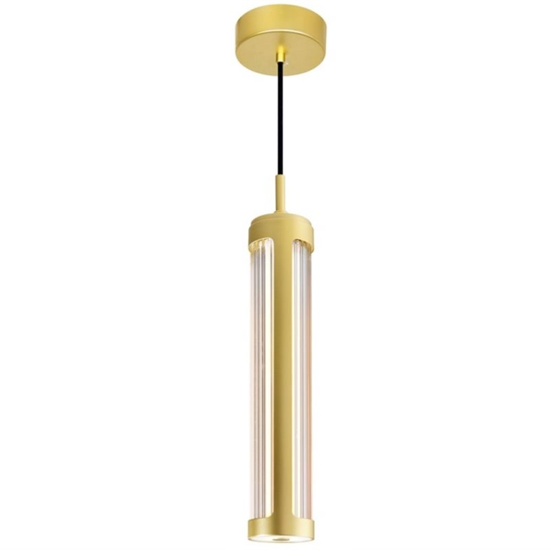 CWI Lighting Neva 1 Light LED Integrated Metal Chandelier in Satin Gold