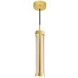CWI Lighting Neva 1 Light LED Integrated Metal Chandelier in Satin Gold