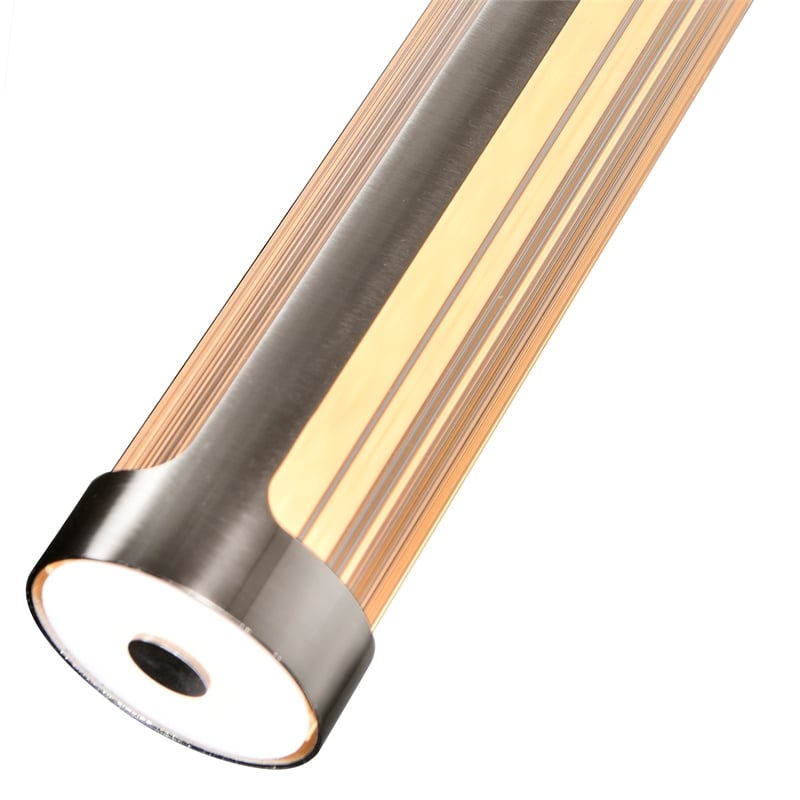 CWI Lighting Neva 1 Light Glass LED Integrated Chandelier in Satin Nickel