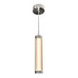 CWI Lighting Neva 1 Light Glass LED Integrated Chandelier in Satin Nickel