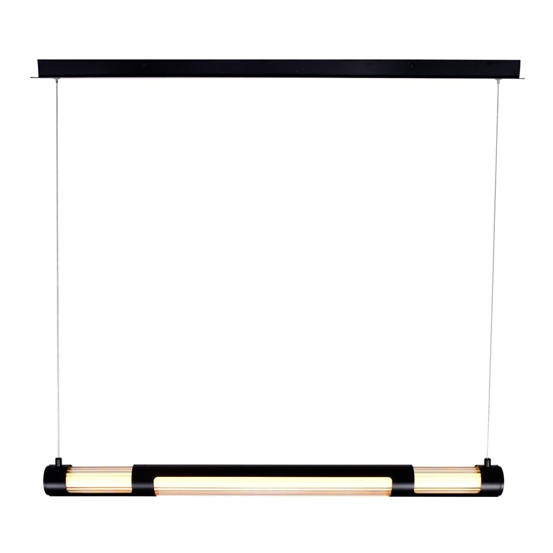 CWI Lighting Neva 1 Light LED Integrated Metal Chandelier in Black