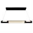 CWI Lighting Neva 1 Light LED Integrated Metal Chandelier in Black