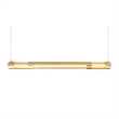 CWI Lighting Neva 1 Light Glass LED Integrated Chandelier in Satin Gold