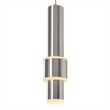 CWI Lighting Lena 1 Light LED Integrated Metal Mini Pendant in Nickel