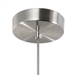 CWI Lighting Lena 1 Light LED Integrated Metal Mini Pendant in Nickel