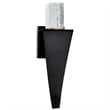 CWI Lighting Catania Crystal LED Integrated Indoor Wall Light in Black