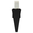 CWI Lighting Catania Crystal LED Integrated Indoor Wall Light in Black