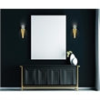 CWI Lighting Catania Crystal LED Integrated Indoor Wall Light in Gold
