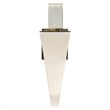 CWI Lighting Catania 1 Light LED Integrated Metal Wall Light in Satin Nickel