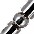 CWI Lighting Chime Metal LED Mini Pendant in Polished Nickel