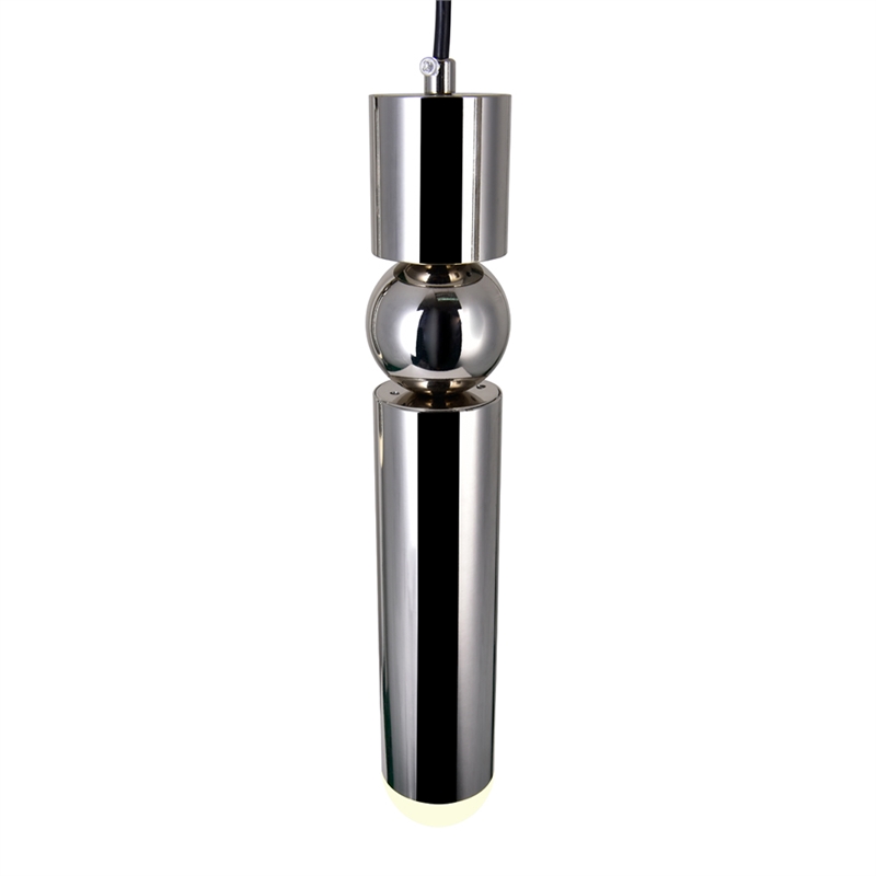 CWI Lighting Chime 4 Light Integrated LED Metal Pendant in Polished Nickel