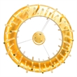 CWI Lighting Millipede Integrated LED Metal Chandelier in Satin Gold