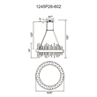 CWI Lighting Millipede Integrated LED Metal Chandelier in Satin Gold