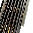 CWI Lighting Fermont 6 Light Metal Mini Pendant in Stain Nickel/Pearl Black