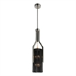 CWI Lighting Fermont 6 Light Metal Mini Pendant in Stain Nickel/Pearl Black