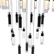 CWI Lighting  Olinda 37 Light LED Integrated Metal Chandelier in Black