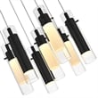 CWI Lighting  Olinda 37 Light LED Integrated Metal Chandelier in Black