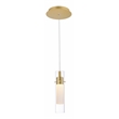 CWI Lighting Olinda LED Integrated Metal Mini Pendant in Gold