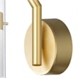 CWI Lighting Olinda LED Integrated Metal Wall Light in Satin Gold