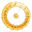 CWI Lighting Millipede Integrated LED Metal Chandelier in Satin Gold