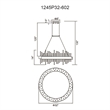 CWI Lighting Millipede Integrated LED Metal Chandelier in Satin Gold