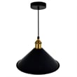 CWI Lighting Brave 1 Light Metal Indoor Mini Pendant in Black