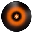 CWI Lighting Brave 1 Light Metal Indoor Mini Pendant in Black