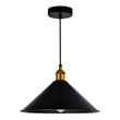 CWI Lighting Brave 1 Light Metal Indoor Mini Pendant in Black