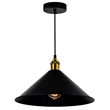 CWI Lighting Brave 1 Light Metal Indoor Mini Pendant in Black