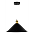 CWI Lighting Brave 1 Light Metal Indoor Mini Pendant in Black