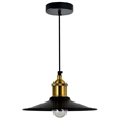 CWI Lighting Brave 1 Light Metal Indoor Mini Pendant in Black
