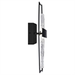 CWI Lighting Guadiana LED Integrated Glass Wall Sconce in Black