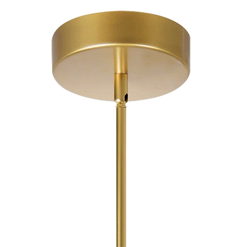 CWI Lighting Oskil LED Integrated Metal Chandelier in Satin Gold