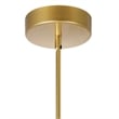 CWI Lighting Oskil LED Integrated Metal Chandelier in Satin Gold