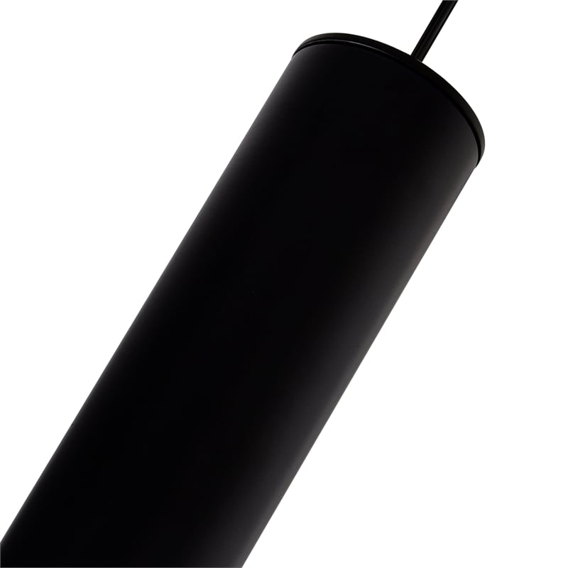 CWI Lighting Lena 1 Light LED Integrated Metal Mini Pendant in Black