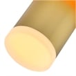 CWI Lighting Lena 1 Light Metal LED Integrated Mini Pendant in Satin Gold