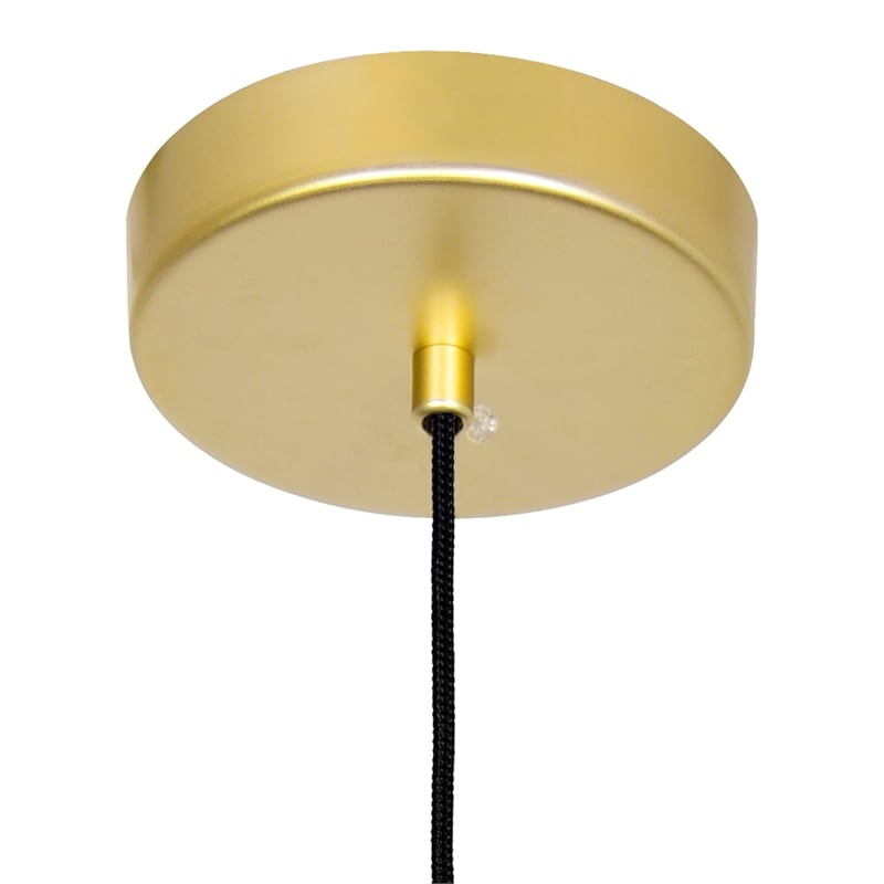 CWI Lighting Lena 1 Light Metal LED Integrated Mini Pendant in Satin Gold