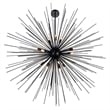 CWI Lighting Savannah 40 Light Modern Metal Chandelier in Black
