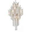 CWI Lighting Daisy 17 Light Transitional Metal Down Chandelier in Chrome