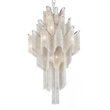 CWI Lighting Daisy 17 Light Transitional Metal Down Chandelier in Chrome
