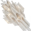 CWI Lighting Daisy 17 Light Transitional Metal Down Chandelier in Chrome