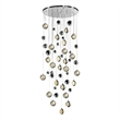 CWI Lighting Salvador 23 LED Light Crystal Chandelier in Polished Nickel