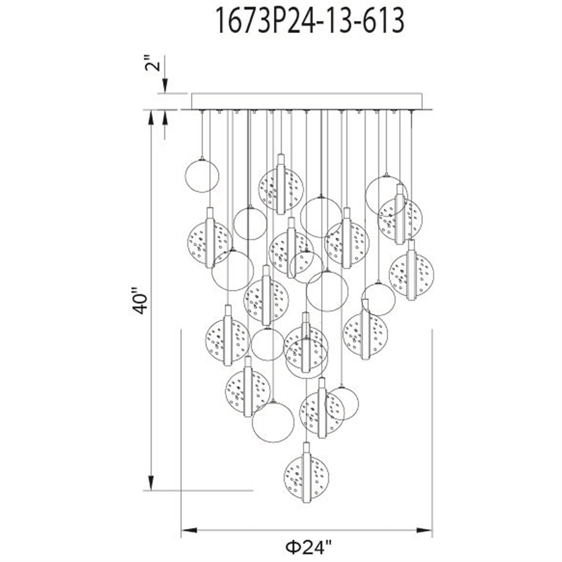 CWI Lighting Salvador 13 Light Crystal LED Integrated Chandelier in Nickel