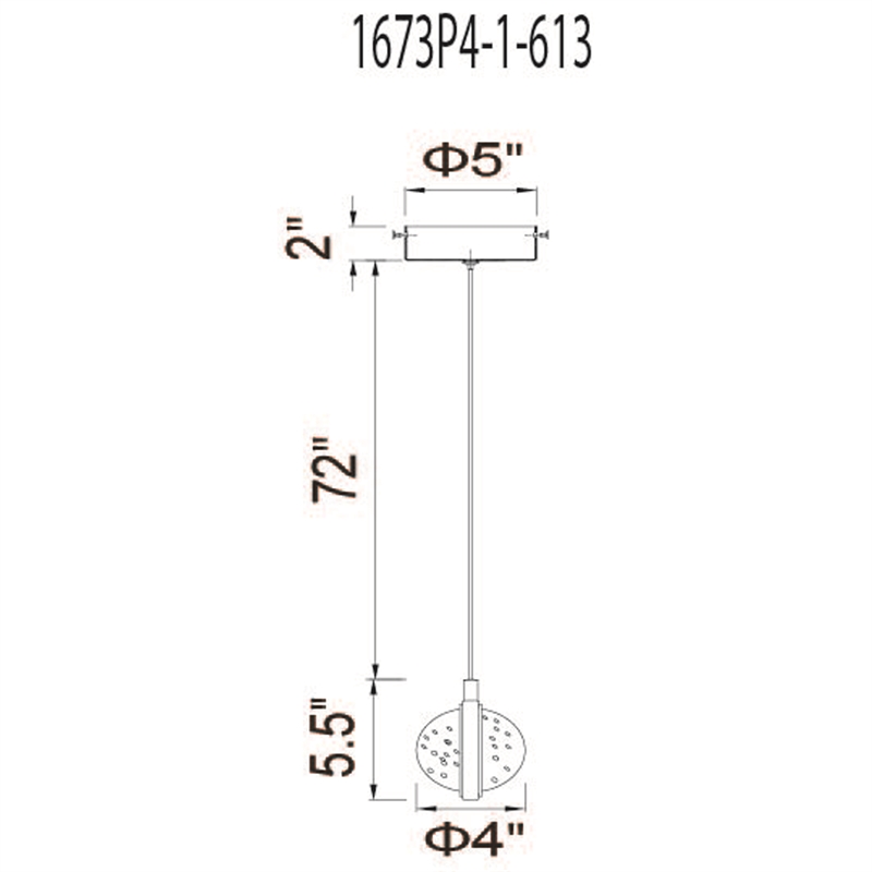 CWI Lighting Salvador LED Integrated Metal Pendant in Polished Nickel