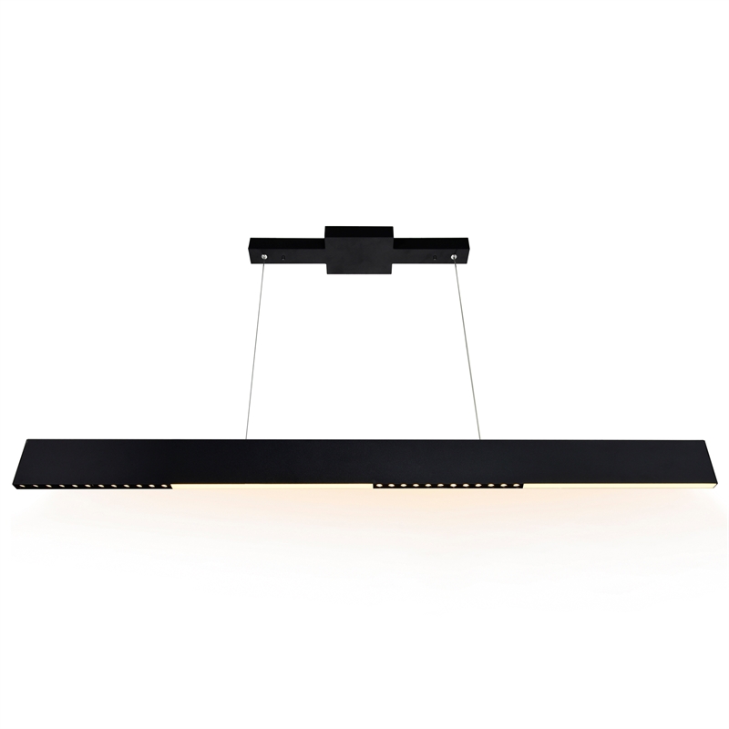 CWI Lighting Bellagio Metal LED Integrated Chandelier in Black
